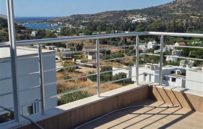 Bodrum Gümüşlük Eşyalı ,Deniz Manzaralı Kiralık Müstakil Ev