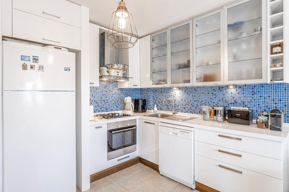 Bodrum Bitez Sarnıç Sitesi Plajlı 3+1 Satılık Bahçe Katı Daire