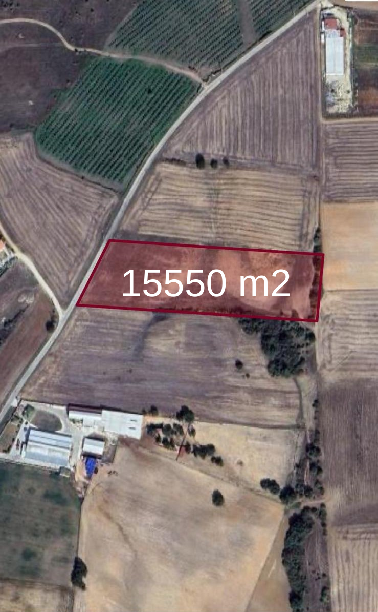 C21 DOĞAN'DAN HAMİTABAT KÖYÜ'NDE SATILIK 15550 m2 tarla