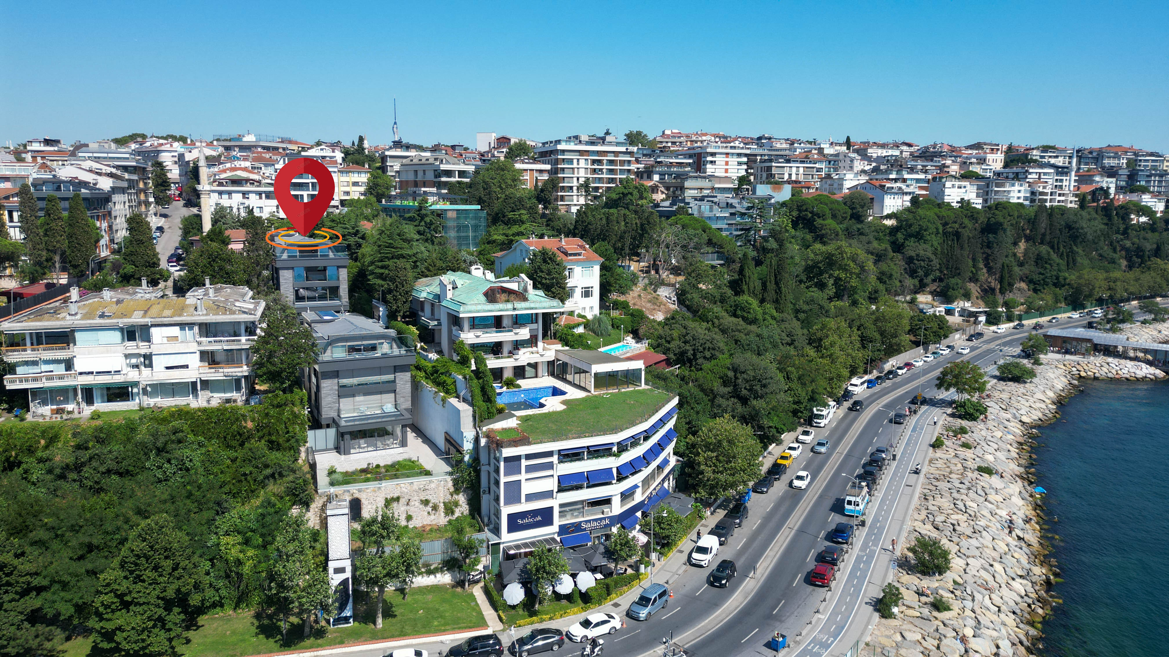 SALACAK'TA FULL DENİZ MANZARALI ULTRA LÜKS KİRALIK MÜSTAKİL VİLLA
