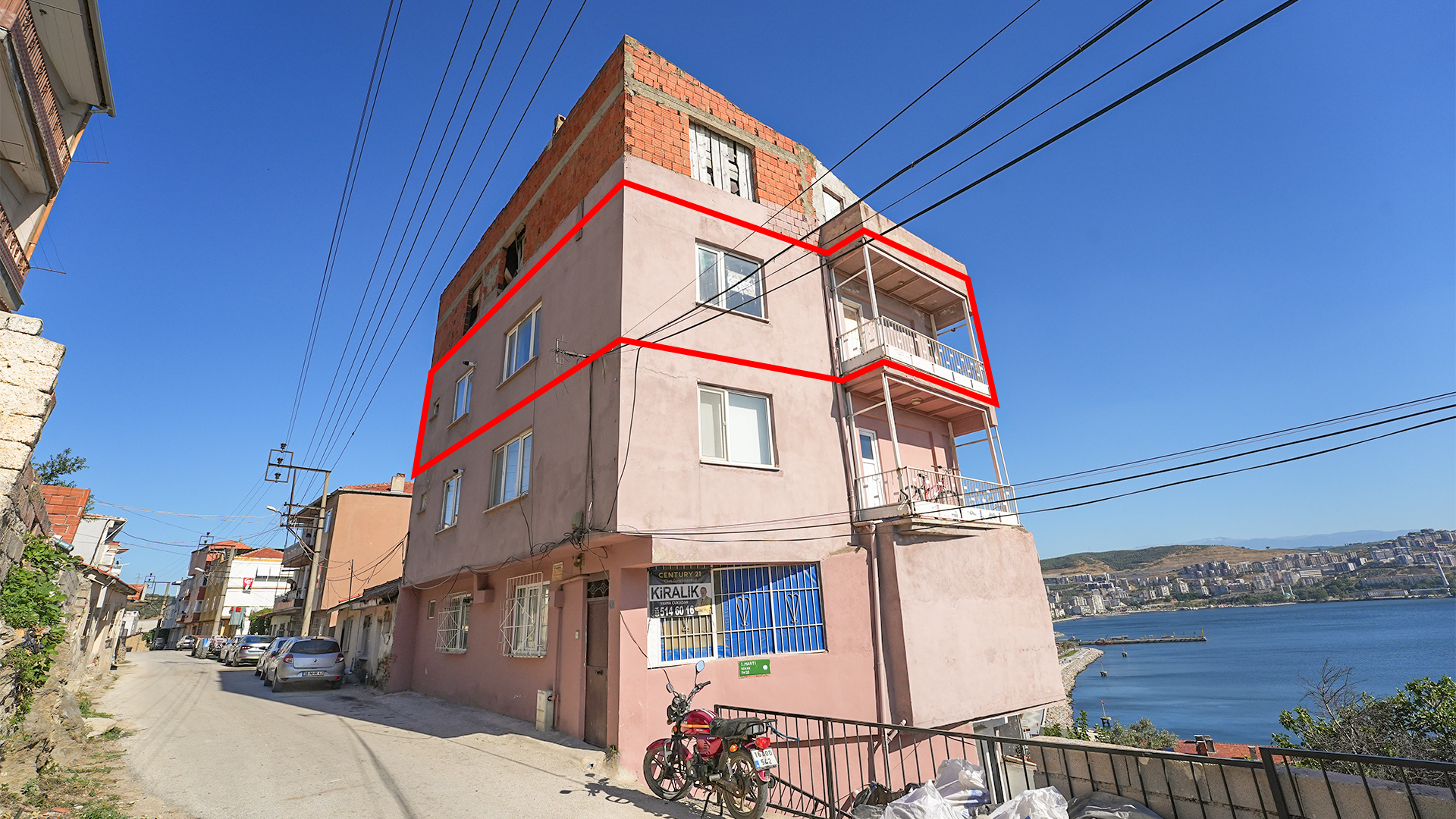 C21 Cius; Orhaniye Mah.Deniz Manzaralı Ara Kat 3+1 Kiralık Daire
