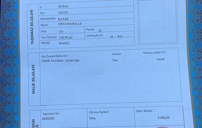 BAŞAK MAHALLESİ'NDE DOĞAYLA İÇ İÇE YATIRIMLIK SATILIK ARAZİ