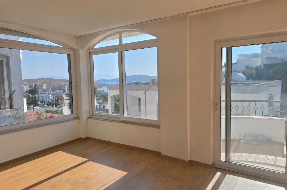 Bodrum Eskiçeşme Myndos Sitesi'nde Deniz Manzaralı 2+1 Satılık Daire | Orta Kat | Havuzlu Site