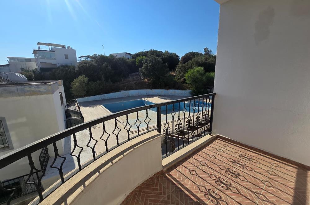 Bodrum Eskiçeşme Myndos Sitesi'nde Deniz Manzaralı 2+1 Satılık Daire | Orta Kat | Havuzlu Site