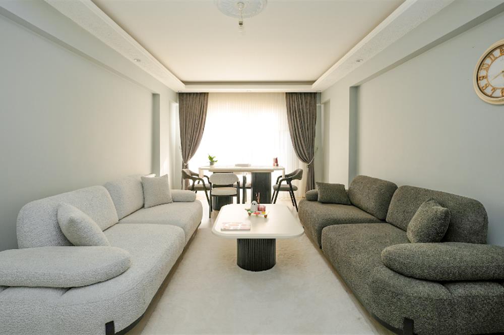 C21 Cius;Ovaakça Merkez'de Geniş Balkonlu 160 m2 Net 3+1 Dubleks