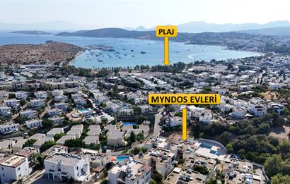 Bodrum Eskiçeşme Myndos Sitesi'nde Deniz Manzaralı 2+1 Satılık Daire | Orta Kat | Havuzlu Site