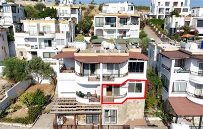 Bodrum Eskiçeşme Myndos Sitesi'nde Deniz Manzaralı 2+1 Satılık Daire | Orta Kat | Havuzlu Site