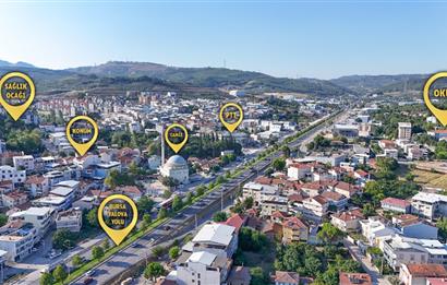 C21 Cius;Ovaakça Merkez'de Geniş Balkonlu 160 m2 Net 3+1 Dubleks