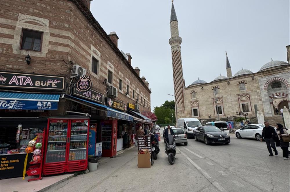 EDİRNE MERKEZ ÜÇ ŞEREFELİ CAMİİ KARŞISI SATILIK DÜKKAN