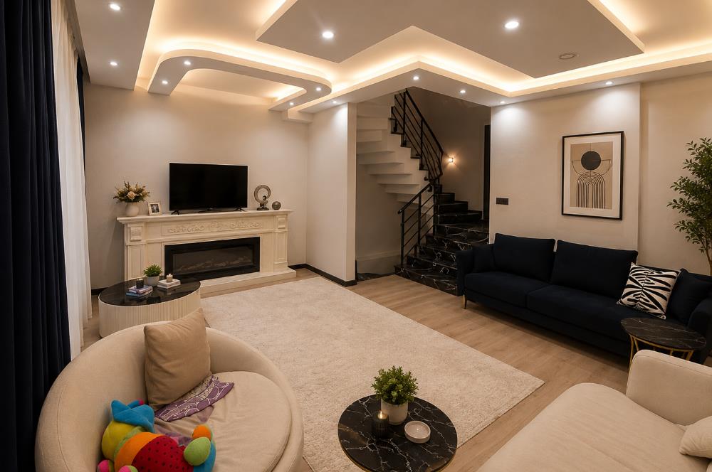 KARESİ KUVAYI MİLLİYE MAHALLESİ'NDE SATILIK LÜKS 5+2 TERASLI TRİPLEX VİLLA