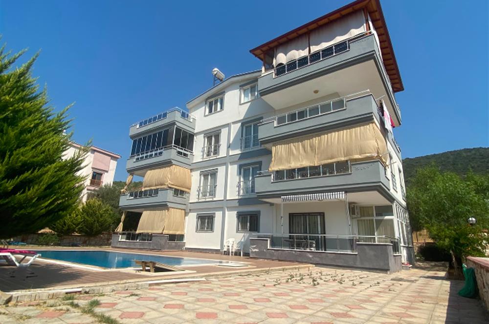 Akbük'te 3+1 dublex panoramik deniz manzaralı