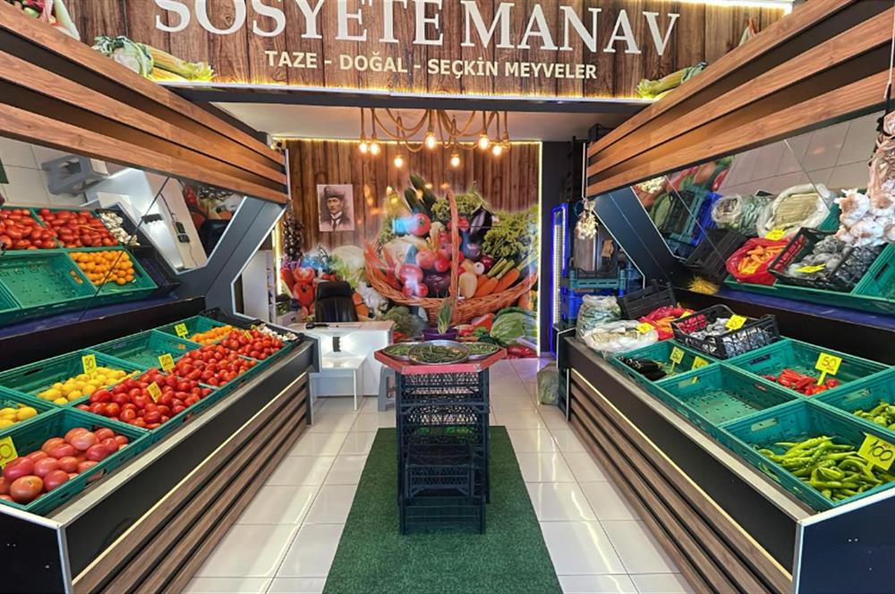 C21 BAL'DAN BAĞLAR SOKAĞINDA CADDE ÜZERİ DEVREN KİRALIK MANAV