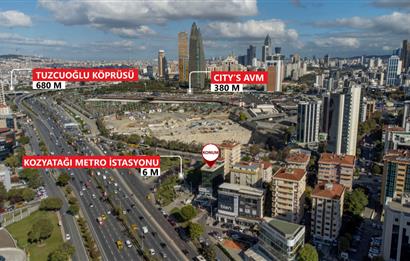Kozyatağı Metro Çıkışında A+ Plaza'da Kiralık Komple Kat Ofis