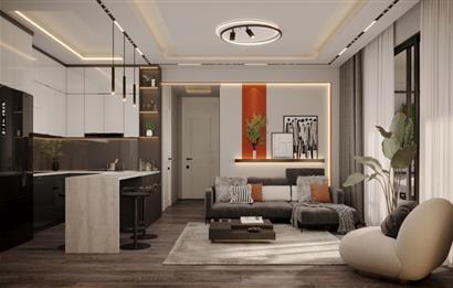 TERRACE AKILLI EV SİSTEMLİ, ÜST DÜZEY DONANIMLI 1+1 LÜKS DAİRE