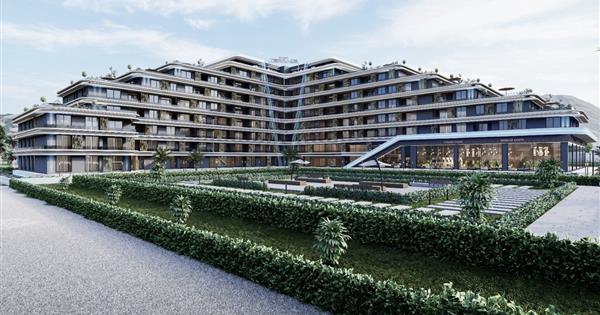 TERRACE AKILLI EV SİSTEMLİ, ÜST DÜZEY DONANIMLI 1+1 LÜKS DAİRE - 36356