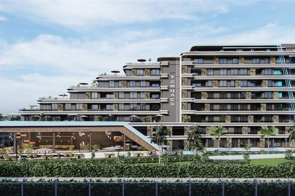 TERRACE AKILLI EV SİSTEMLİ, ÜST DÜZEY DONANIMLI 1+1 LÜKS DAİRE