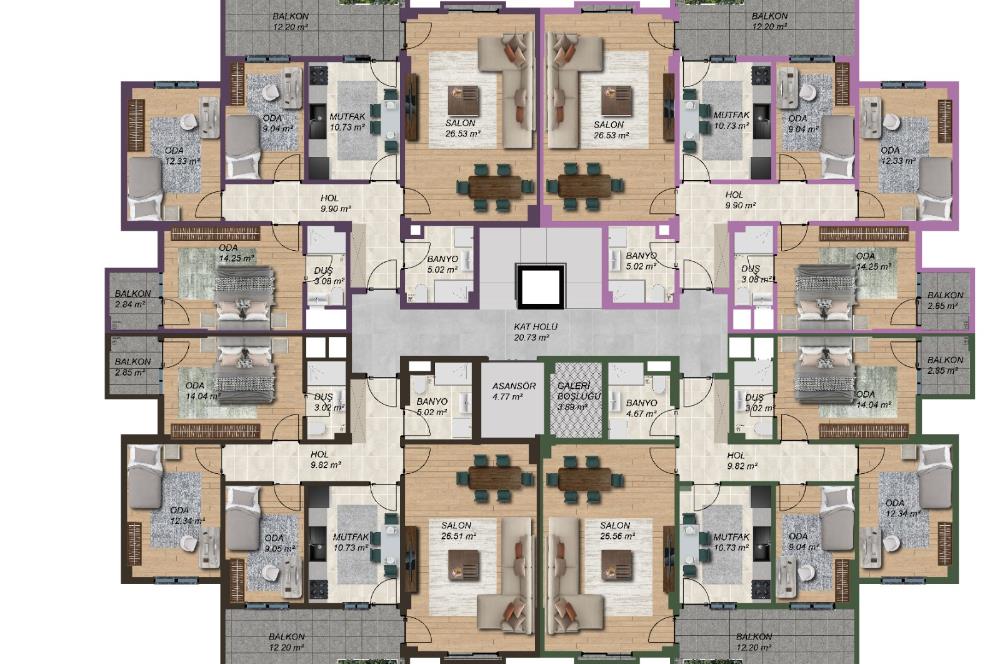 DEVREN KOOPERATİF HİSSESİ 2+1 DAİRE ESNEK ÖDEME FIRSATI