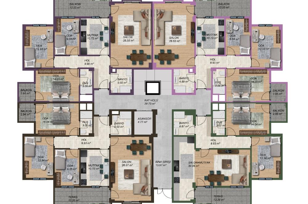 DEVREN KOOPERATİF HİSSESİ 2+1 DAİRE ESNEK ÖDEME FIRSATI