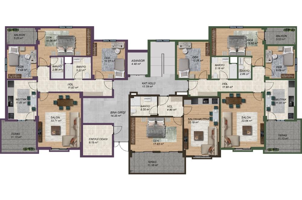 DEVREN KOOPERATİF HİSSESİ 2+1 DAİRE ESNEK ÖDEME FIRSATI