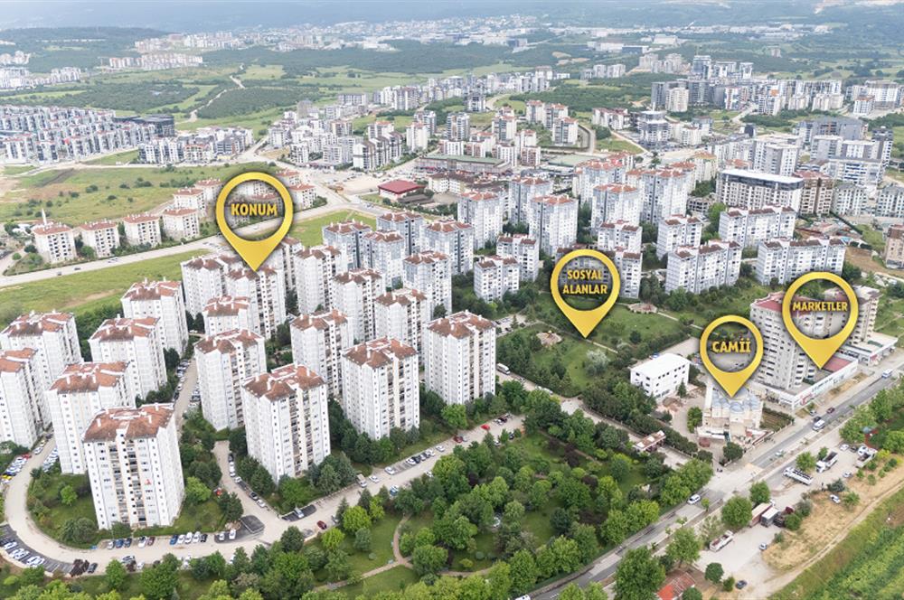 C21 Cius; Hasanağa TOKİ de Asansörlü Masrafsız 2+1 Satılık Daire