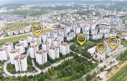 C21 Cius; Hasanağa TOKİ de Asansörlü Masrafsız 2+1 Satılık Daire