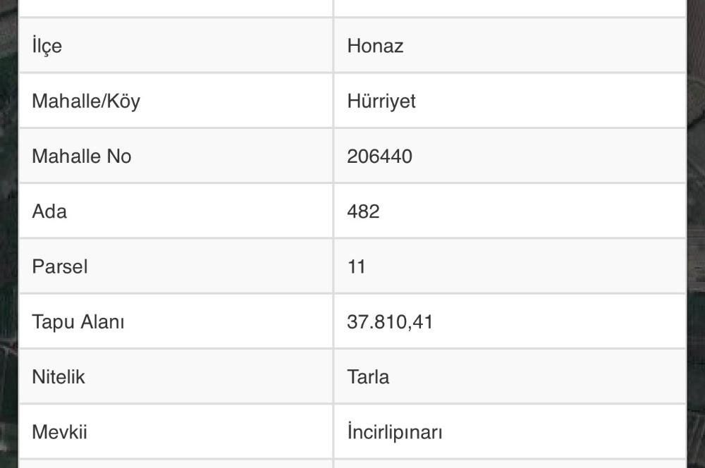 Honaz’da Satılık Tarla