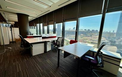 Vadistanbul Kiralık Ofis 1406m2 TamKat Dekorasyonlu Teraslı Ofis