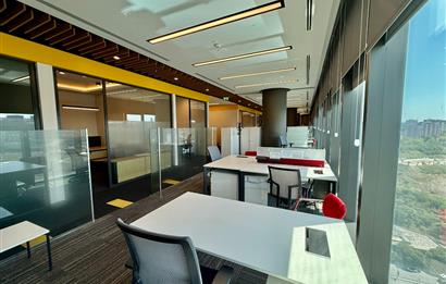 Vadistanbul Kiralık Ofis 1406m2 TamKat Dekorasyonlu Teraslı Ofis