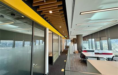 Vadistanbul Kiralık Ofis 1406m2 TamKat Dekorasyonlu Teraslı Ofis