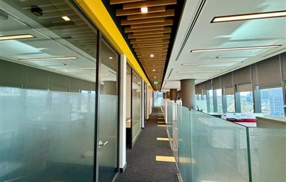 Vadistanbul Kiralık Ofis 1406m2 TamKat Dekorasyonlu Teraslı Ofis