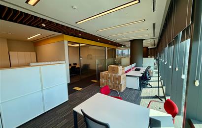 Vadistanbul Kiralık Ofis 1406m2 TamKat Dekorasyonlu Teraslı Ofis