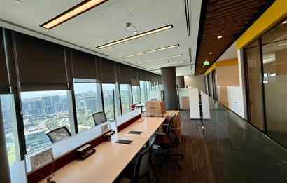 Vadistanbul Kiralık Ofis 1406m2 TamKat Dekorasyonlu Teraslı Ofis