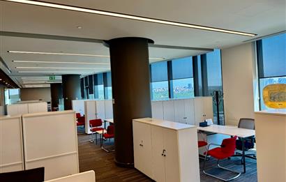 Vadistanbul Kiralık Ofis 1406m2 TamKat Dekorasyonlu Teraslı Ofis