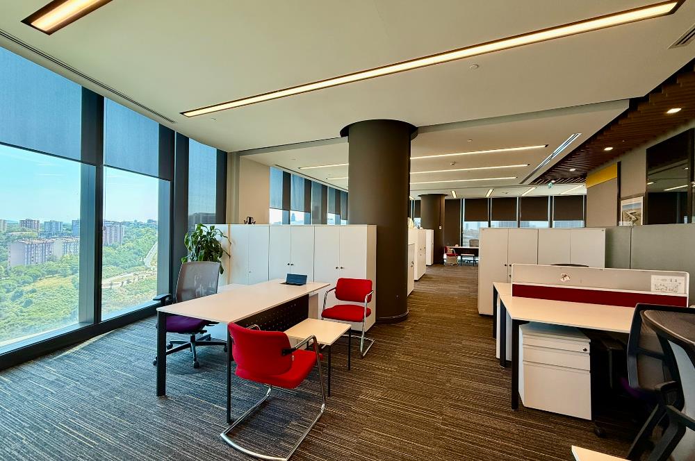 Vadistanbul Kiralık Ofis 1406m2 TamKat Dekorasyonlu Teraslı Ofis