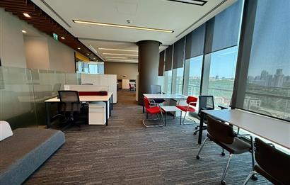 Vadistanbul Kiralık Ofis 1406m2 TamKat Dekorasyonlu Teraslı Ofis