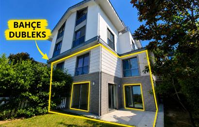 4+1 Panoramik Deniz Manzaralı, Havuz Cepheli Bahçe Dubleksi