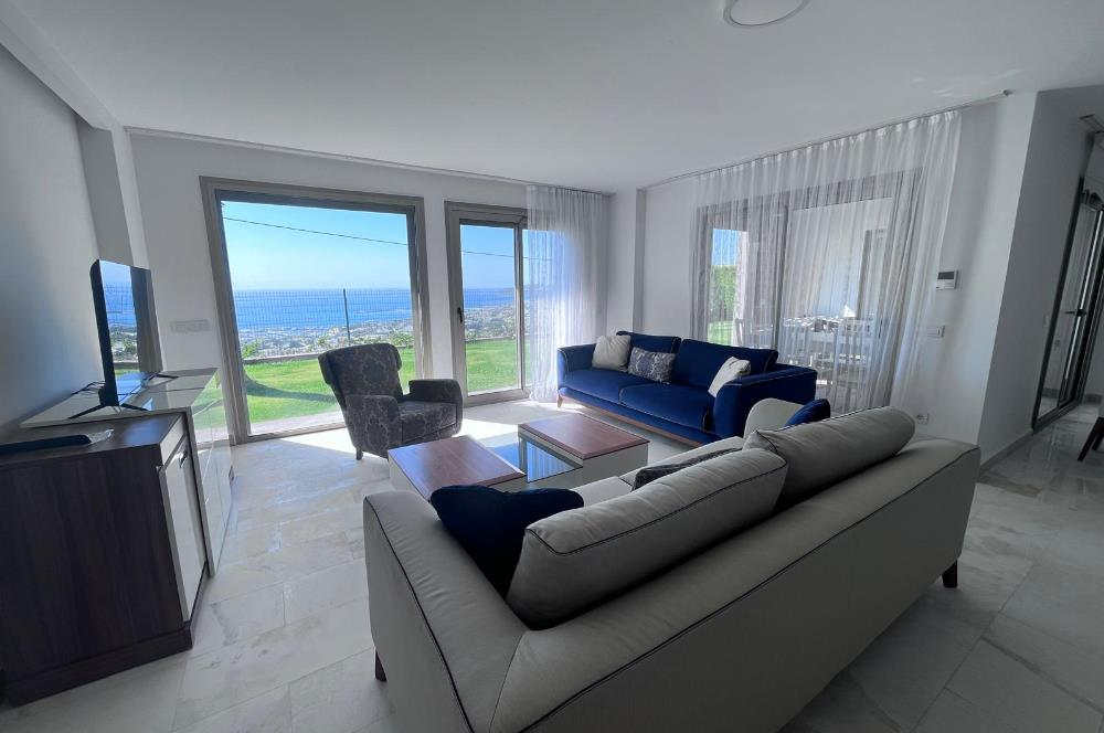 Turgutreis de Müstakil Havuzlu Muhteşem Manzaralı Kiralık 3+1 Villa