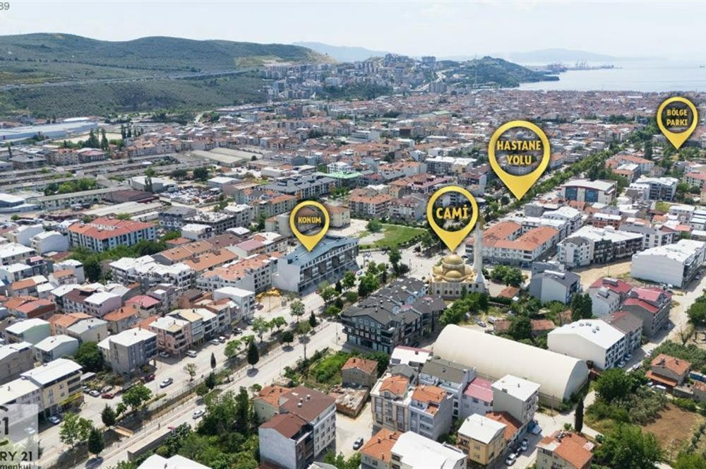 C21 Cius; Hastane Yolu Üzerine Cepheli 2+1 Dubleks Ofis