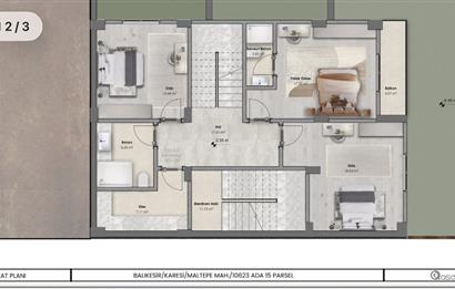 MALTEPE MAH. 253,45 m² PROJESİ HAZIR SATILIK ARSA C21 BAL' DAN