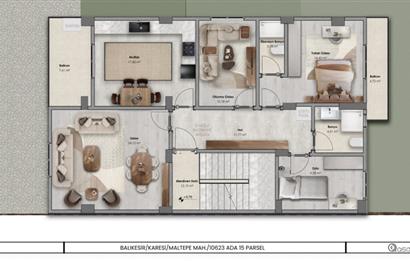 MALTEPE MAH. 253,45 m² PROJESİ HAZIR SATILIK ARSA C21 BAL' DAN