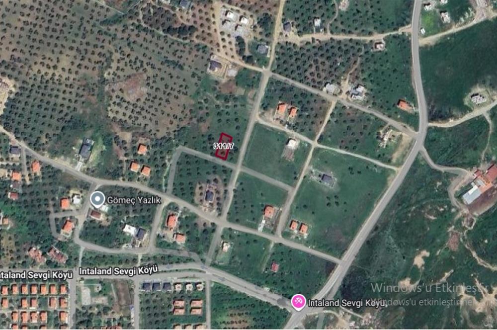 Gömeç Karaağaç'ta Satılık, 506 m² Villa Arsası
