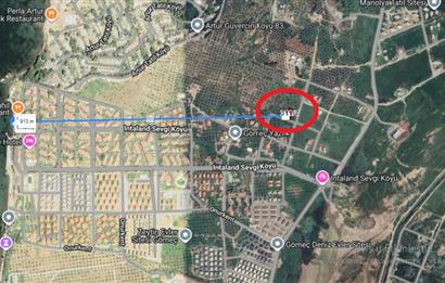 Gömeç Karaağaç'ta Satılık, 506 m² Villa Arsası