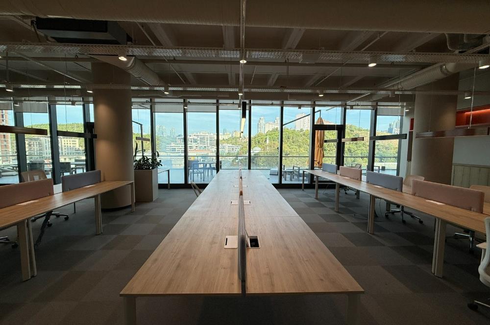 Vadistanbul'da 791m² Eşyalı, Teraslı Kiralık Ofis