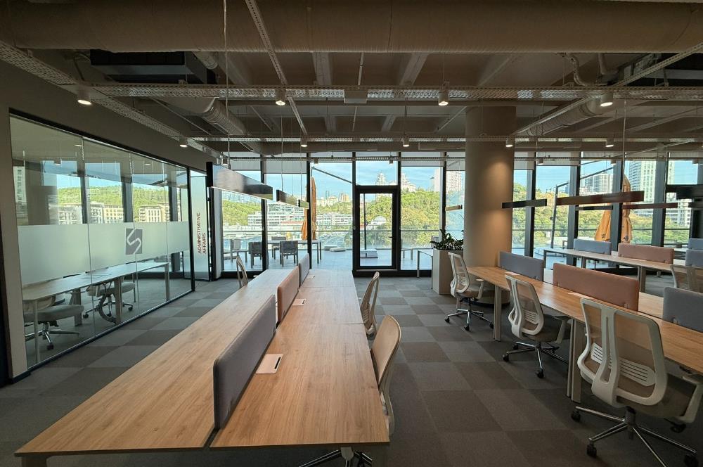 Vadistanbul'da 791m² Eşyalı, Teraslı Kiralık Ofis