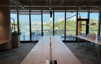 Vadistanbul'da 791m² Eşyalı, Teraslı Kiralık Ofis