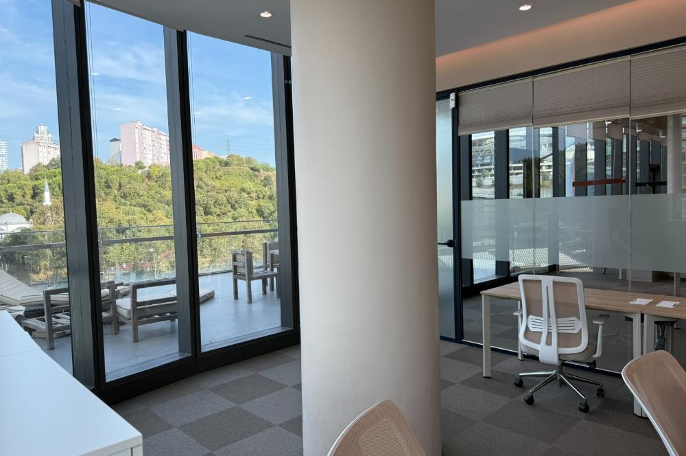 Vadistanbul'da 791m² Eşyalı, Teraslı Kiralık Ofis