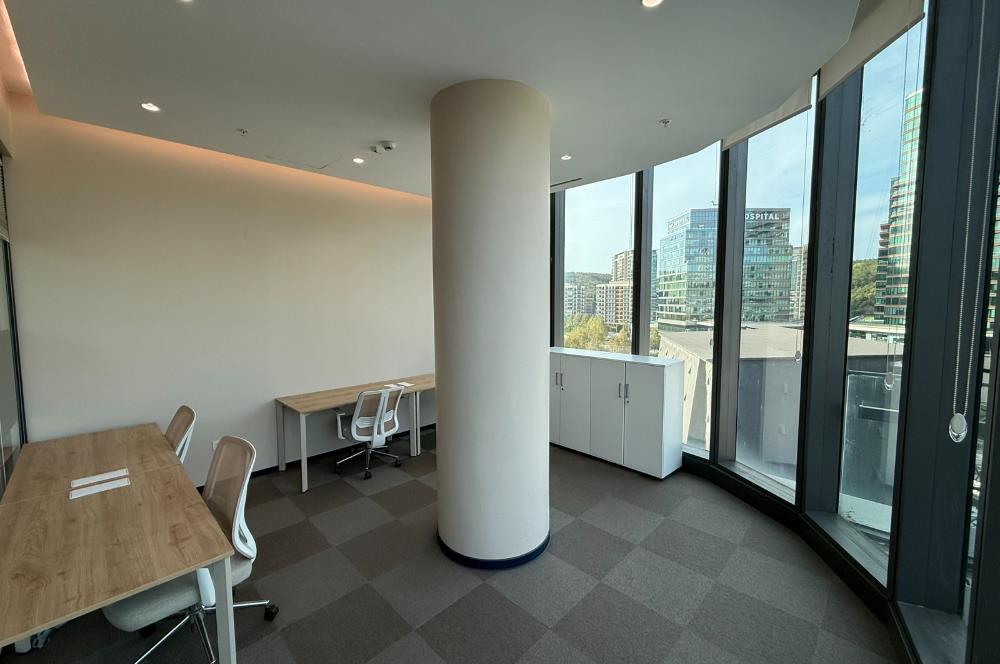 Vadistanbul'da 791m² Eşyalı, Teraslı Kiralık Ofis