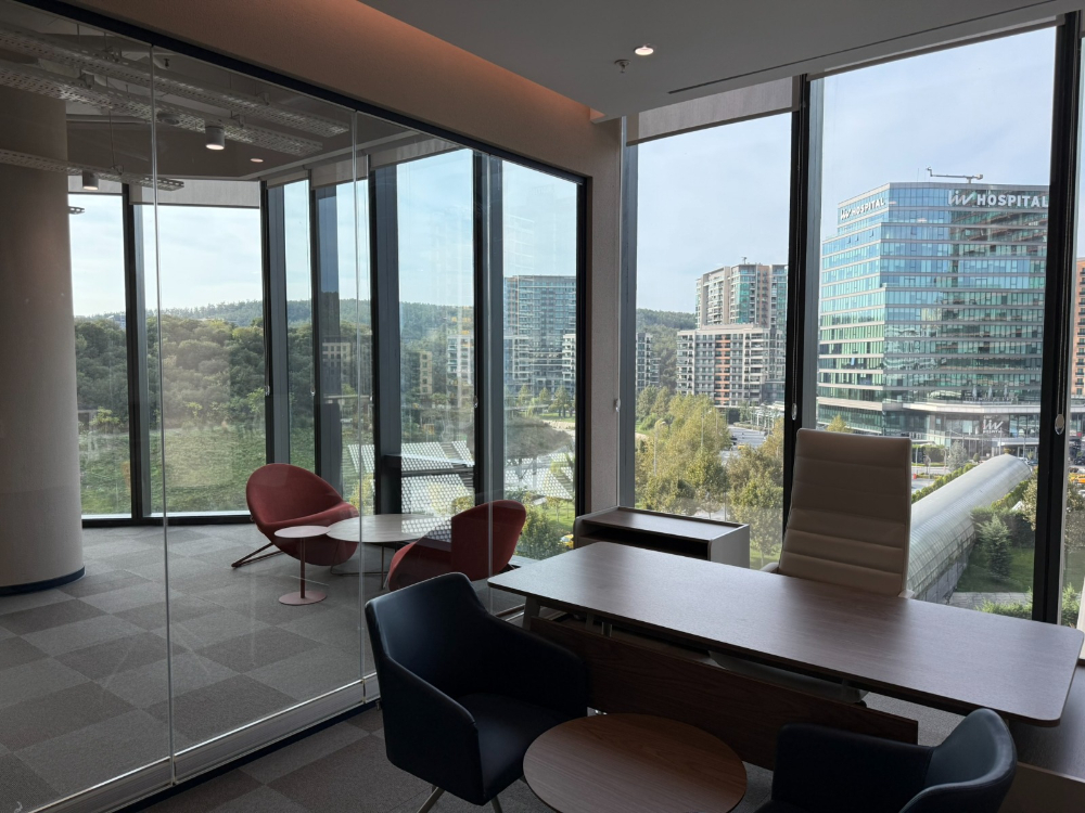 Vadistanbul'da 791m² Eşyalı, Teraslı Kiralık Ofis