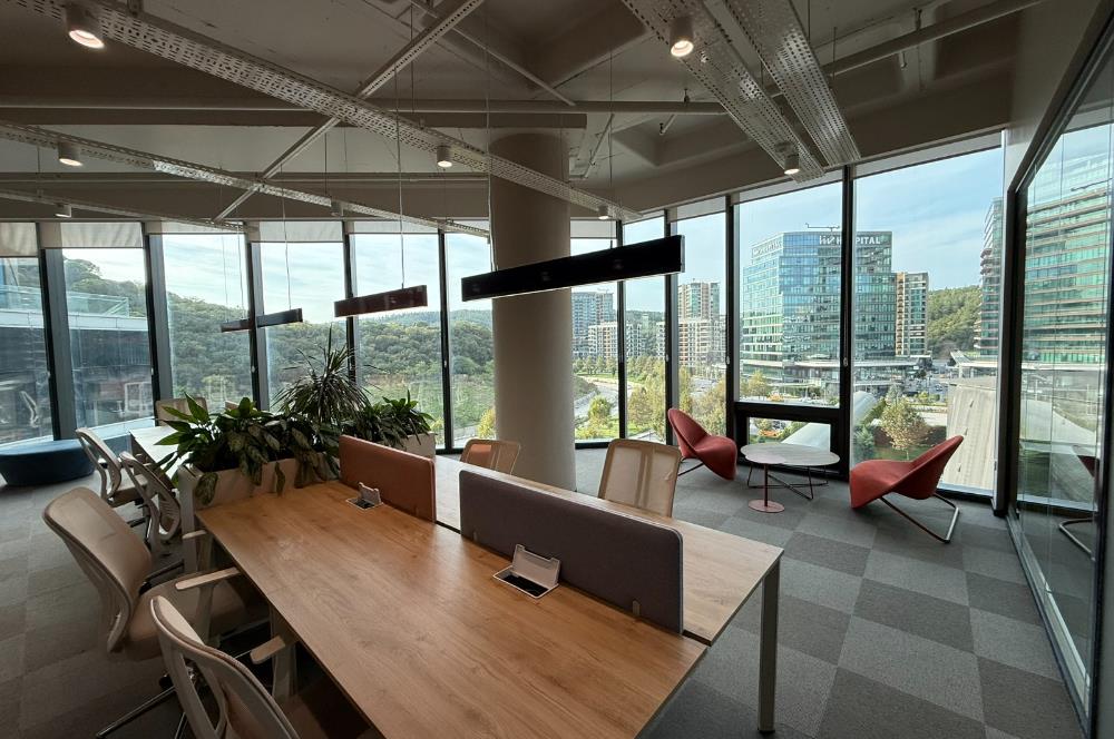 Vadistanbul'da 791m² Eşyalı, Teraslı Kiralık Ofis