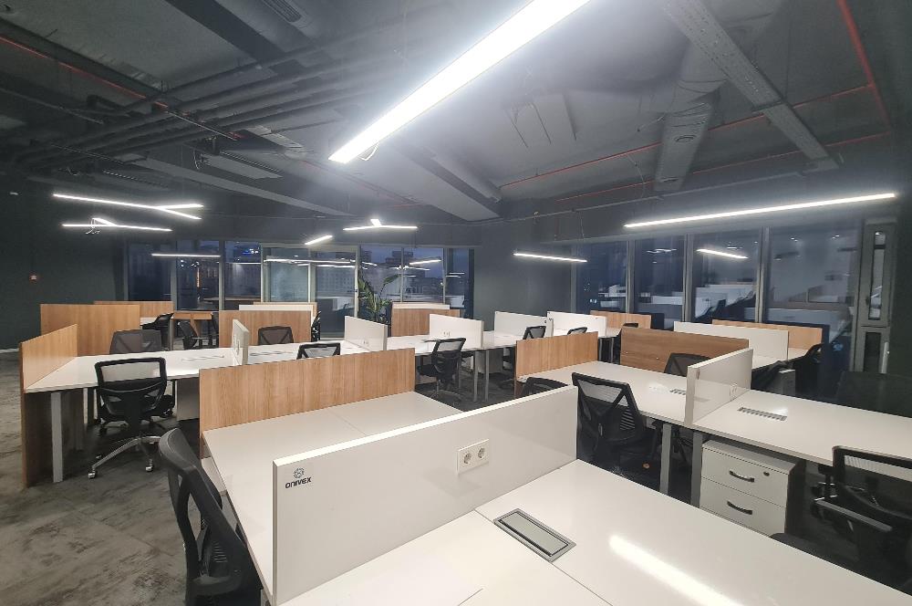 Skyland Kiralık Mobilyalı Teraslı Ofis 465m2 Vadistanbul Seba
